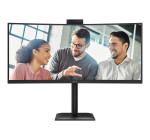 AOC CU34E4CW 34" išlenktas UWQHD VA monitorius, 120 Hz, USB-C, garsiakalbiai