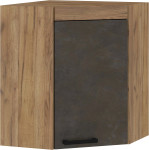 Viršutinė spintelė Meblocross Rodos ROD-15 W60-N, granada ruda/pilka