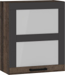 Virtuvinė spintelė Meblocross Korfu KOR-17 - W60-PN, ąžuolo/grafito spalvos