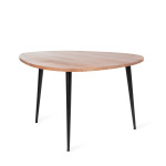 Kavos staliukas Homla, 75x75 cm, rudas