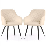 Kėdžių rinkinys Akord Estelle, rudas