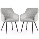 Kėdžių rinkinys Akord Estelle, pilkas