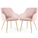 Kėdžių rinkinys Akord Estelle, rožinis
