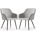Kėdžių rinkinys Akord Estelle, pilkas