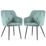 Kėdžių rinkinys Akord Estelle, žalias