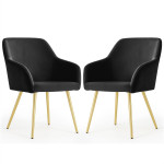 Kėdžių rinkinys Akord Estelle, juodas