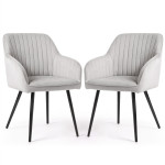 Kėdžių rinkinys Akord Estelle, pilkas