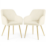 Kėdžių rinkinys Akord Estelle, baltas