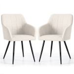 Kėdžių rinkinys Akord Estelle, baltas