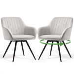 Kėdžių rinkinys Akord Estelle, pilkas