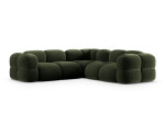 L formos minkštas kampas Micadoni Home Loretto, Green
