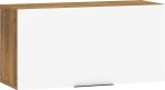 Pakabinama spintelė Meblocross Sven 1DPZ, tamsaus ąžuolo/baltos spalvos