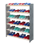 Batų lentyna RBS690, pilka/balta