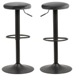 2-jų baro kėdių komplektas Finch, tamsiai pilkas