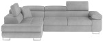 Minkštas kampas NORE Anton, šviesiai pilkas