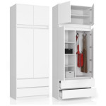 Spinta NORE S90 su antrasolėmis, balta