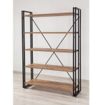 Pastatoma lentyna Kalune Design Cosmo Fix, ruda/juoda