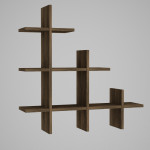 Pakabinama lentyna Kalune Design Juke, ruda