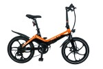 Elektrinis sulankstomas dviratis Blaupunkt Fiene 500 20", oranžinis