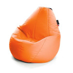 Sėdmaišis Qubo™ Comfort 90, gobelenas, oranžinis