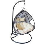 Pakabinamas fotelis Patio Robert, pilkas