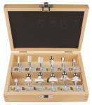 Frezų medžiui rinkinys Makita D-53556, 12 vnt