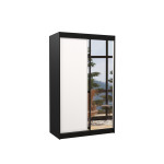 Spinta ADRK Furniture Rewena, juoda/balta