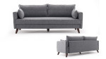 Sofa Artie Bella 208, pilka