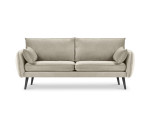 Trivietė sofa Kooko Home Lento, smėlio spalvos