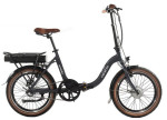 Elektrinis dviratis Geobike, 20", juodas