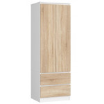 Spinta NORE Star K60, balta/ąžuolo spalvos