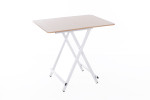 Sulankstomas valgomojo stalas Gua, baltas/ąžuolo spalvos