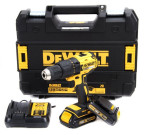 Smūginis gręžtuvas su akumuliatoriumi Dewalt DCD778D2T-QW, 18 V, 2 Ah