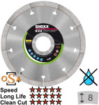 Deimantinis diskas Samedia, KVX 250x30/25/1,6 mm