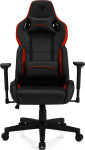 Žaidimų kėdė Sense7 Sentinel, dirbtinė oda, juoda/raudona