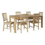 Valgomojo komplektas Home4You Chicago New, rudas