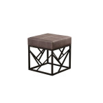 Pufas Kalune Design Koza, pilkas