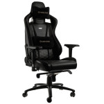 Žaidimų Kėdė noblechairs EPIC Black/Gold PU Leather (Juodai Auksinė PU Oda)