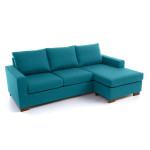 Universalus minkštas kampas Cannes, mėlynas