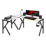"Huzaro Hero 6.3 White Gaming Desk" žaidimų stalas