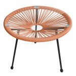 Staliukas Patio Arthur 48 cm, oranžinis/juodas