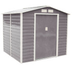 Sodo namelis G21 GAH 407 - 213 x 191cm, plastikinis, pilkas 63900521