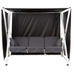 Lauko sūpynės PATIO Calabria, juodos/pilkos