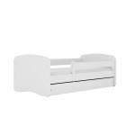 Vaikiška lova su stalčiumi be čiužinio Kocot Kids Babydreams, 80x180 cm, balta