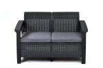 Lauko sofa Keter ALLiBERT Corfu Love Seat, pilka