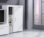 Vitrina Halmar Samba REG3, balta