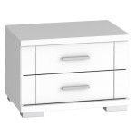 Naktinė spintelė Snow, balta