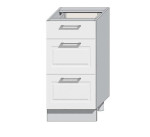 Virtuvinė spintelė Natalia White Gloss, balta