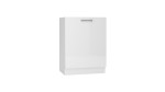 Pastatoma virtuvės spintelė kriauklei VITA WHITE ACRYLIC GLOSS/BI, balta