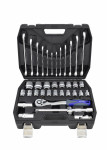 Įrankių komplektas Adler 1/2", 37 vnt.